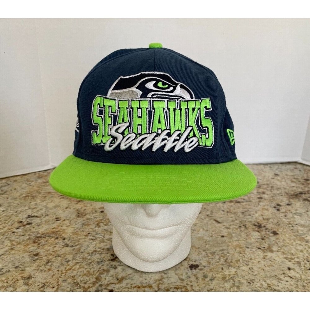 New Era Fits NFL Vintage Collection Seattle Seahawks Hat, Adult Snapback